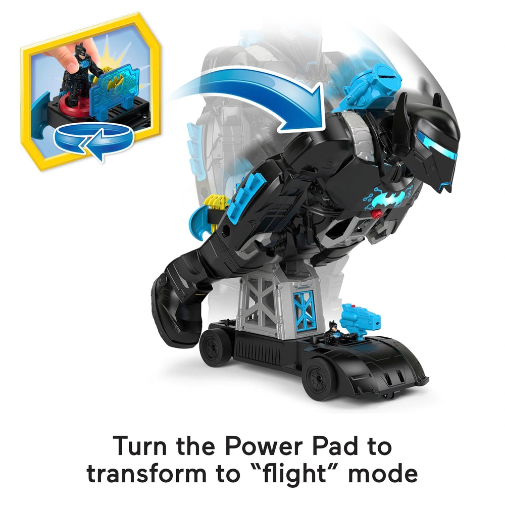 Imaginext Dc Super Friends Bat-Tech Batbot And Batman Figure