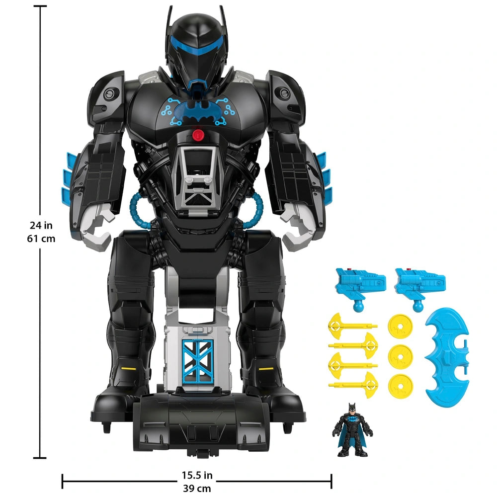 Imaginext Dc Super Friends Bat-Tech Batbot And Batman Figure