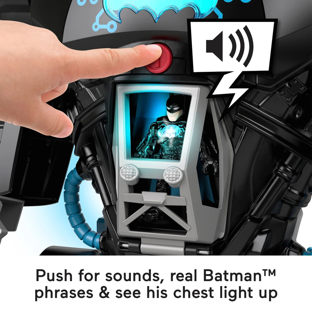 Imaginext Dc Super Friends Bat-Tech Batbot And Batman Figure
