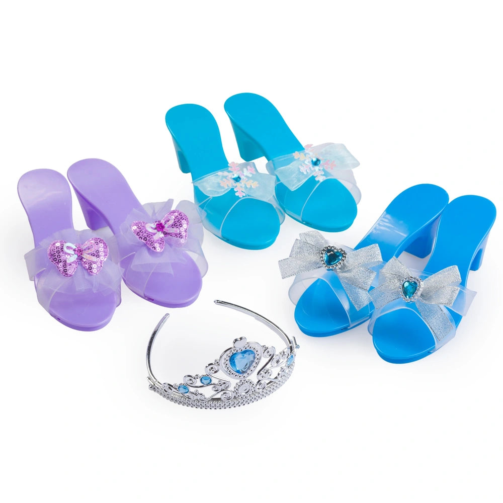 Princess Dress-Up Shoes And Tiara Set Assortment