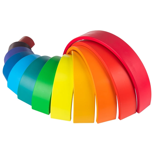 Squirrel Play 12 Piece Wooden Rainbow Stacker