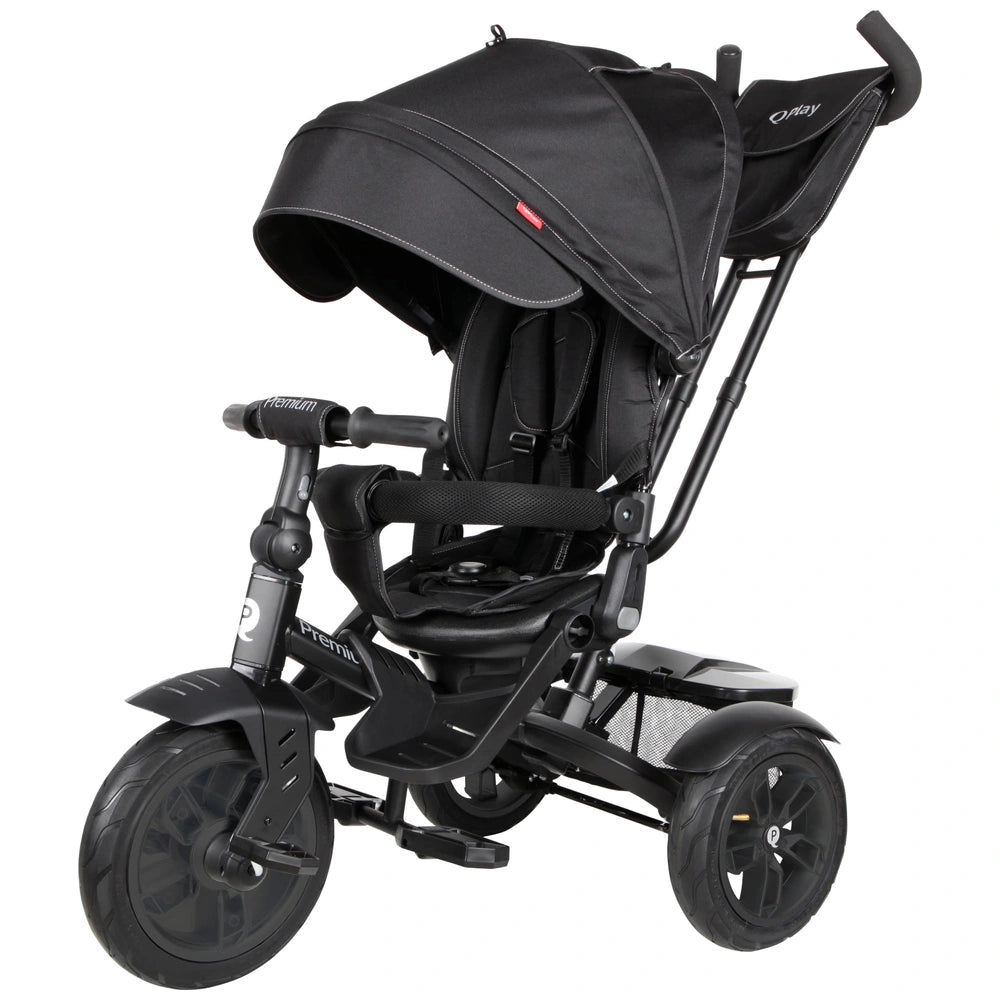 Q Play Premium 6-In-1 Trike Black