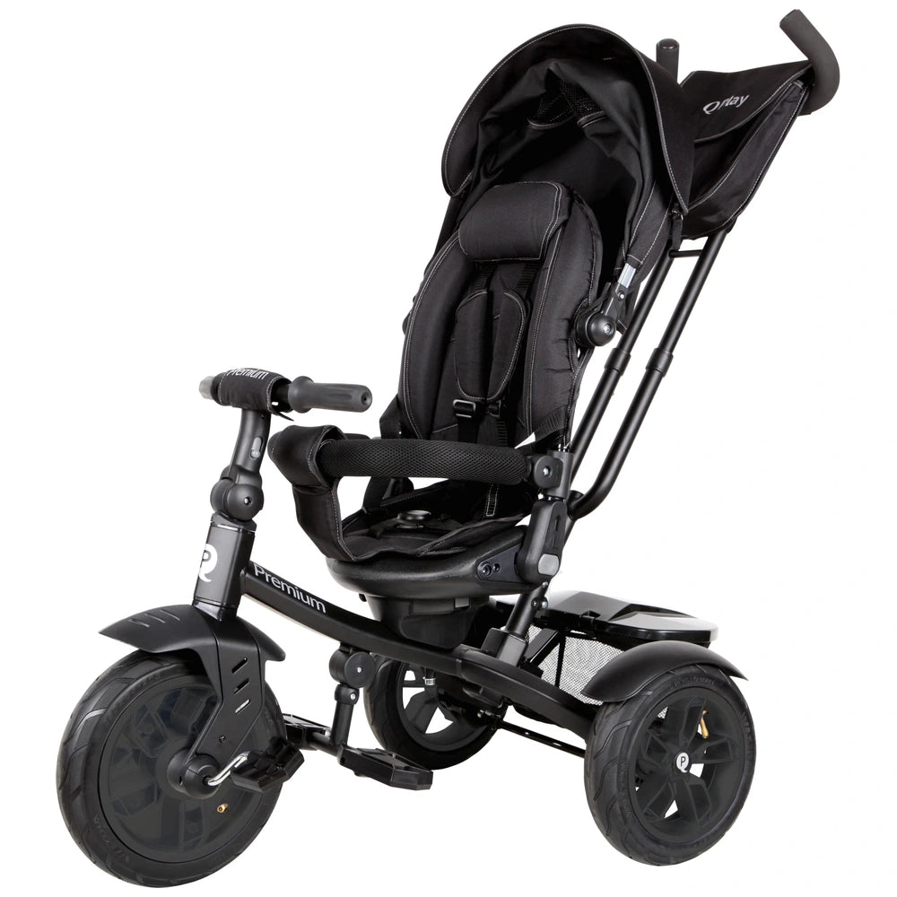 Q Play Premium 6-In-1 Trike Black
