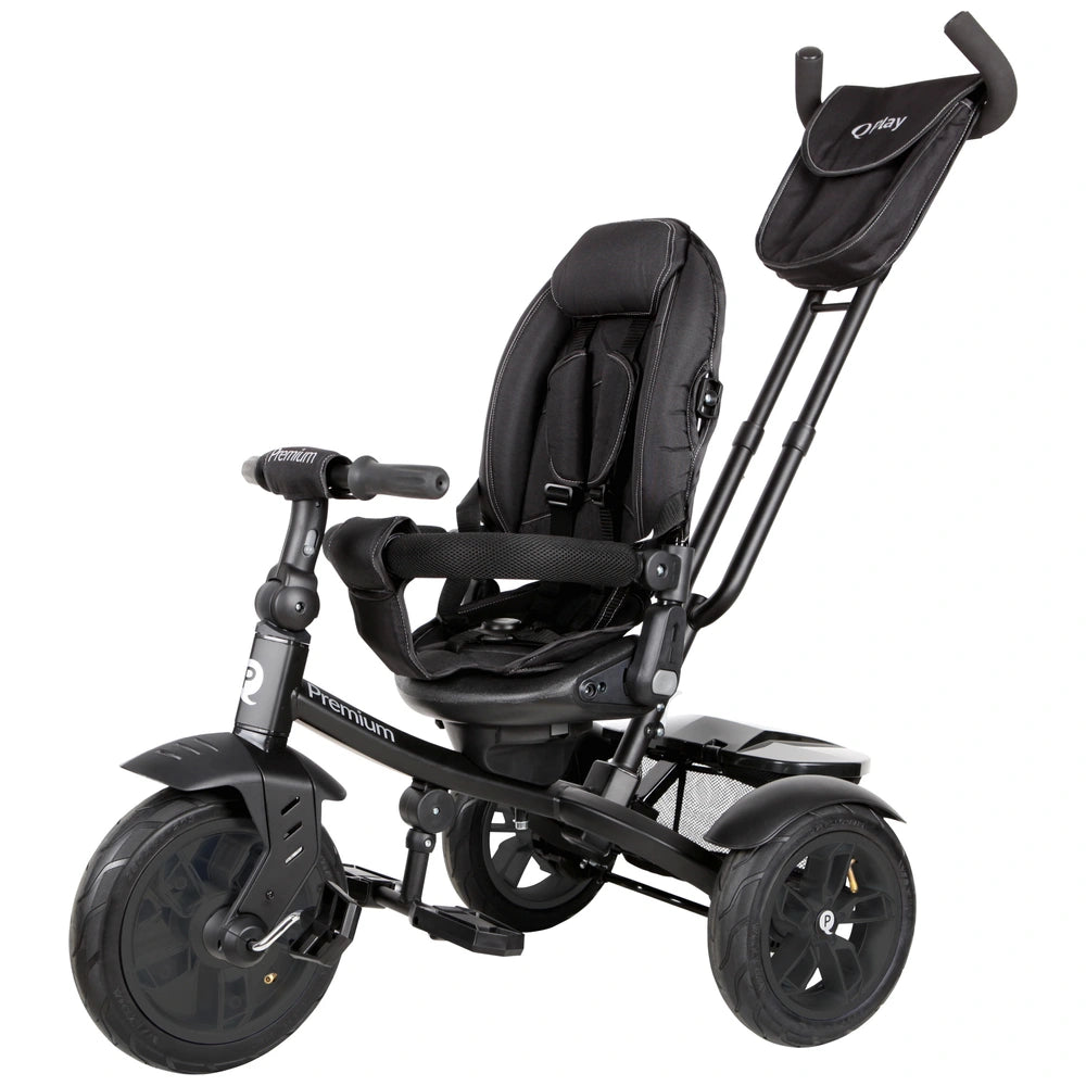 Q Play Premium 6-In-1 Trike Black