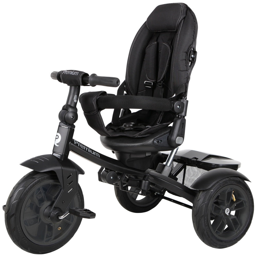Q Play Premium 6-In-1 Trike Black