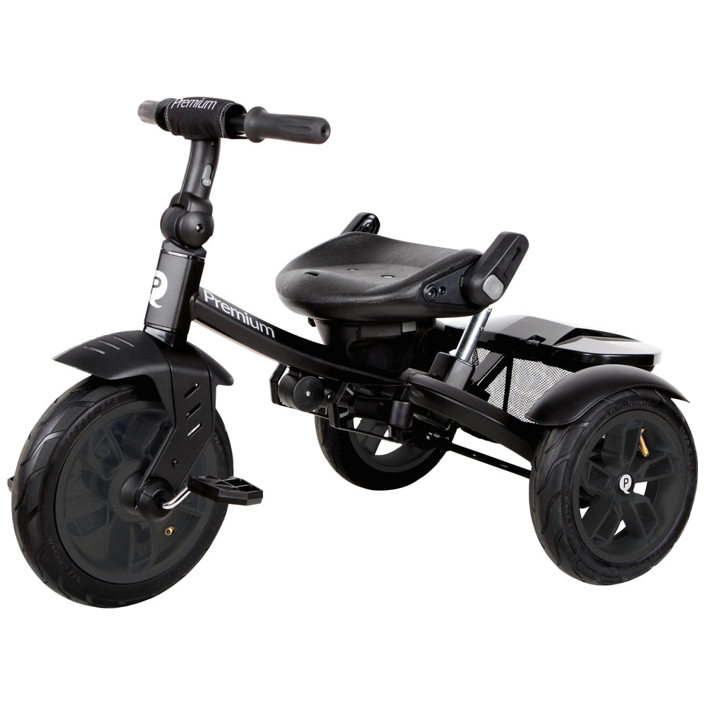 Q Play Premium 6-In-1 Trike Black