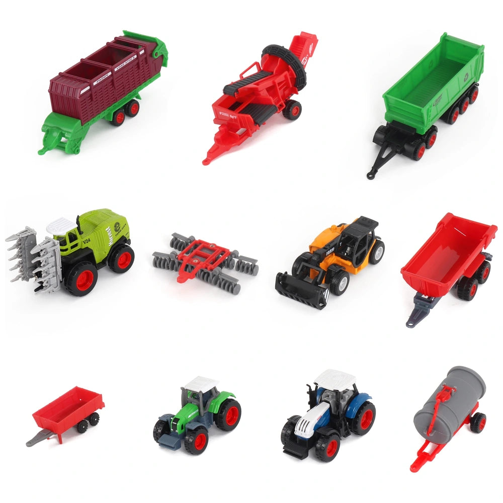 Super Wheelz Diecast Farm Vehicles 11 Pack