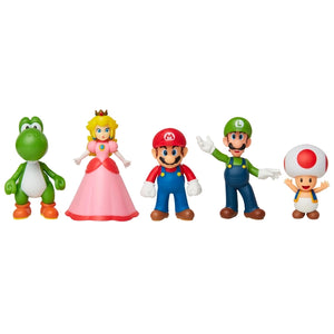 Nintendo 2.5 Figs 5Pk-Mario & Friends