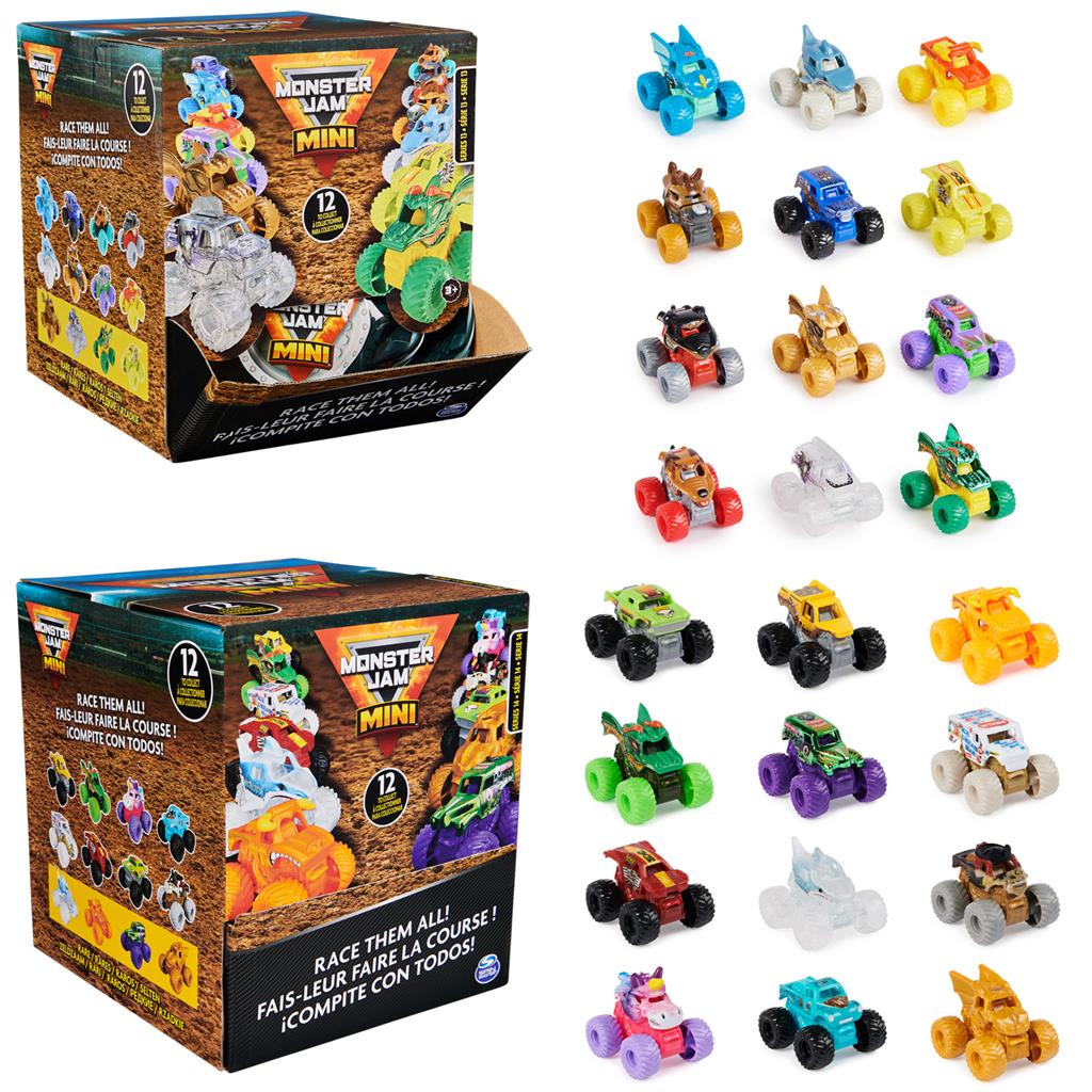 Monster Jam, Official Mini Mystery Collectible Monster Truck (Styles May Vary), 1:87 Scale Assortment