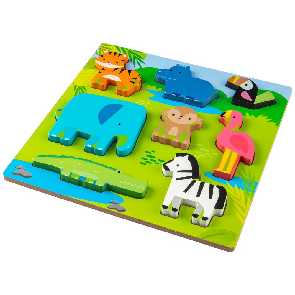 Chunky Wooden Puzzle Safari