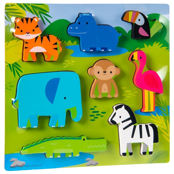 Chunky Wooden Puzzle Safari