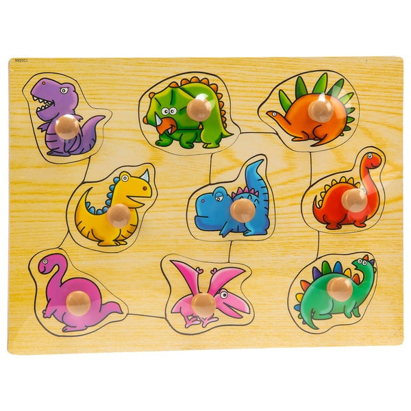 Easy Grab Wooden Puzzle Dinosaur