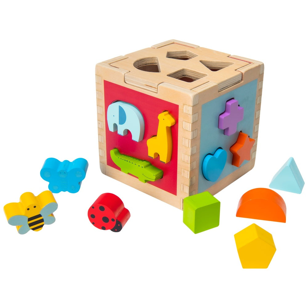 Squirrel Play Wooden Sorting Cube