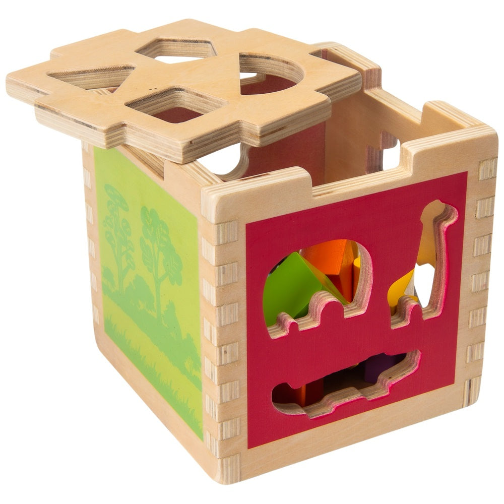 Squirrel Play Wooden Sorting Cube