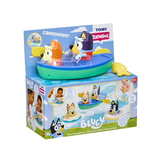 Tomy Toomies Bluey Bath Toys Family Adventure Set