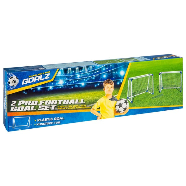 2 Pro Football Goal Set
