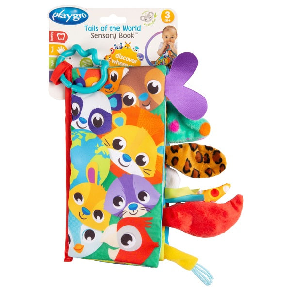 Playgro Tails Of The World Sensory Book