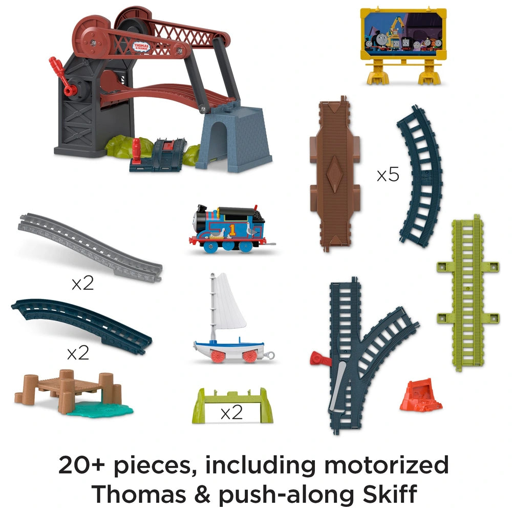 Thomas & Friends Bridge Lift Thomas & Skiff Track Playset