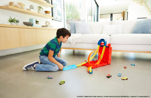 Hot Wheels Track Builder Unlimited Fuel Can Stunt Box And Vehicle
