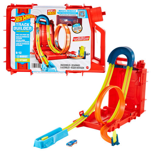 Hot Wheels Track Builder Unlimited Fuel Can Stunt Box And Vehicle