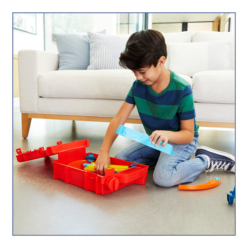 Hot Wheels Track Builder Unlimited Fuel Can Stunt Box And Vehicle