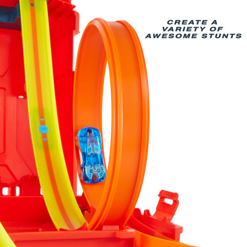 Hot Wheels Track Builder Unlimited Fuel Can Stunt Box And Vehicle