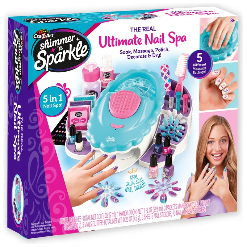 Shimmer 'N Sparkle Ultimate Nail Spa 5-In-1 Kit