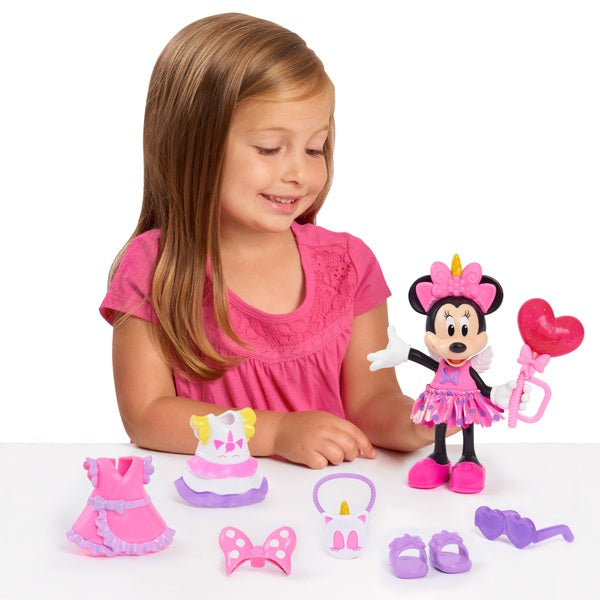 Disney Junior Minnie Mouse Fabulous Fashion Doll With Case