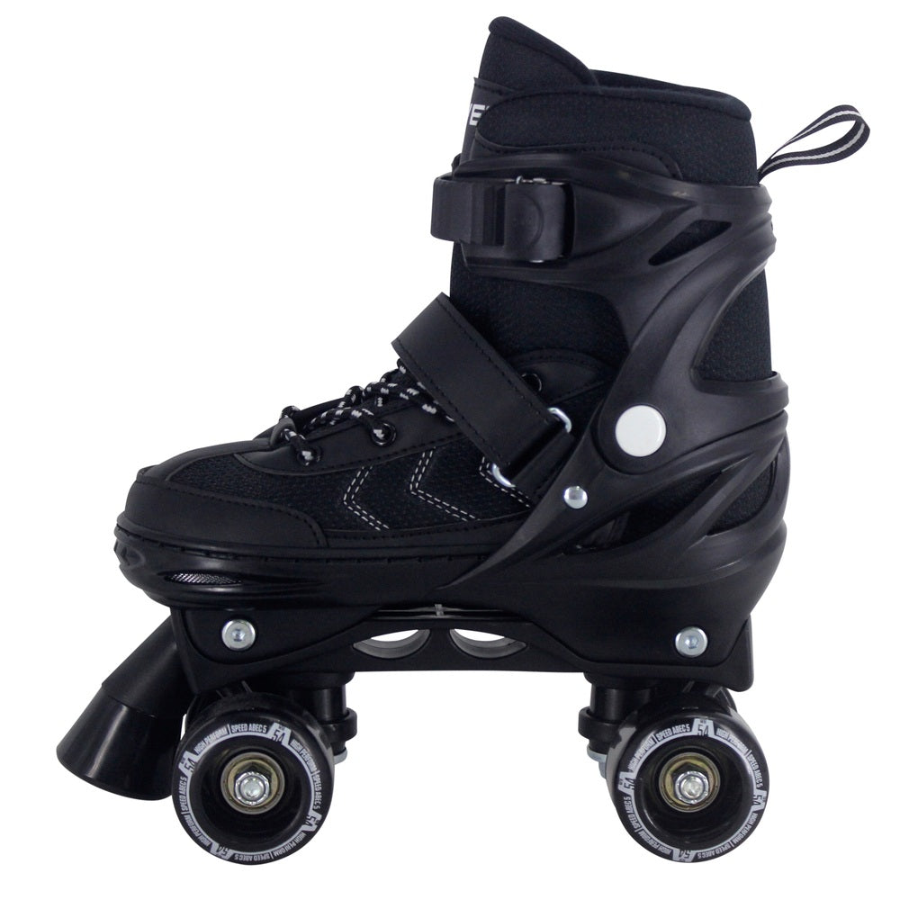 Adjustable Quad Skate Black 3-5