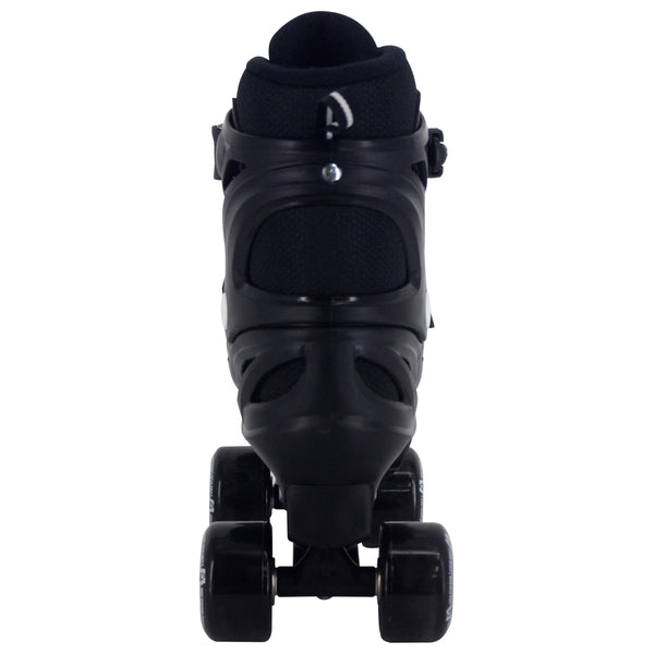 Adj Quad Skate Black S  (13-2)