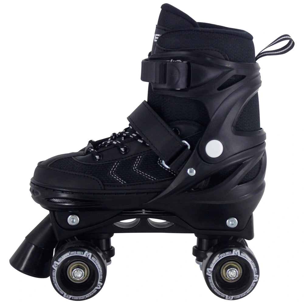 Adjustable Quad Roller Skates Black Uk Size 9 - 12