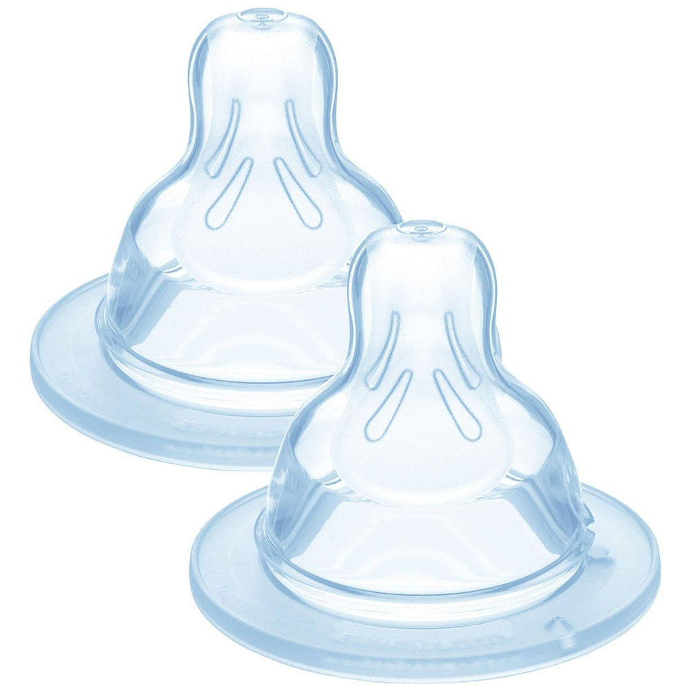 Mam Baby Bottle Teats Size 1 Slow-Flow 2 Pack