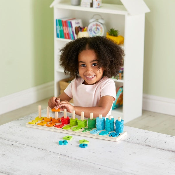 Wooden Counting Stacking Set