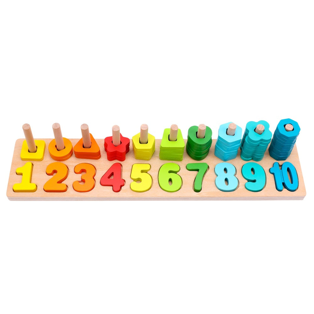 Wooden Counting Stacking Set