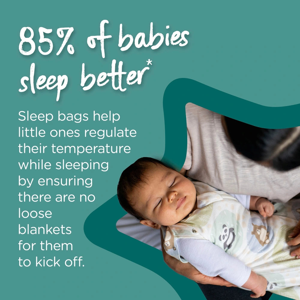Tommee Tippee 2.5 Tog Baby Sleeping Bag 0-3 Months Oatmeal Star