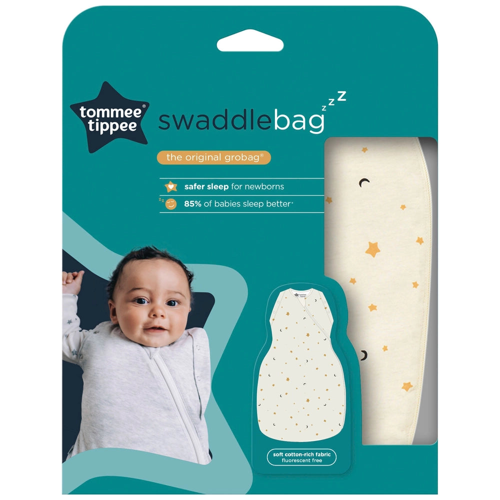 Tommee Tippee 2.5 Tog Baby Sleeping Bag 0-3 Months Oatmeal Star
