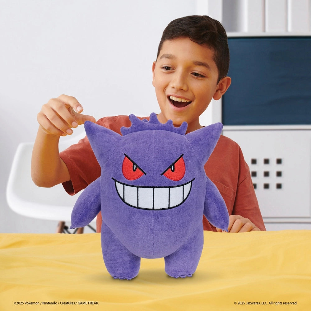 Pokémon Gengar Plush - 12-Inch Soft Plush With Authentic Details