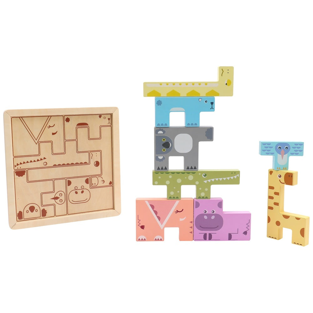 Wooden Animal Blocks