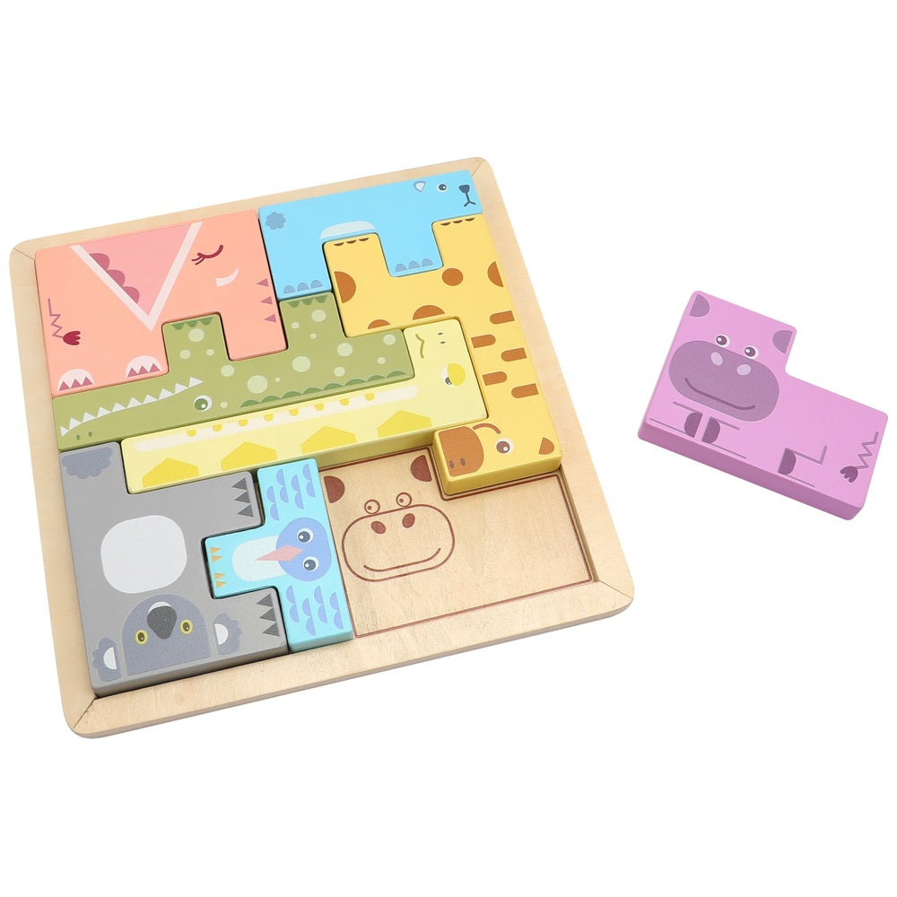 Wooden Animal Blocks