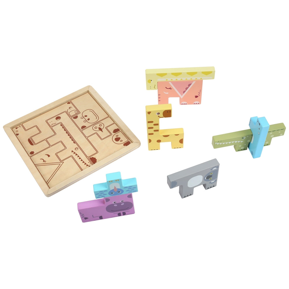 Wooden Animal Blocks