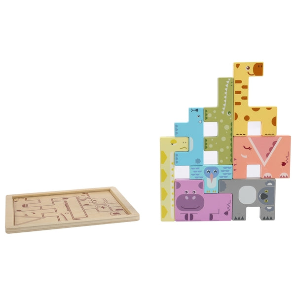 Wooden Animal Blocks