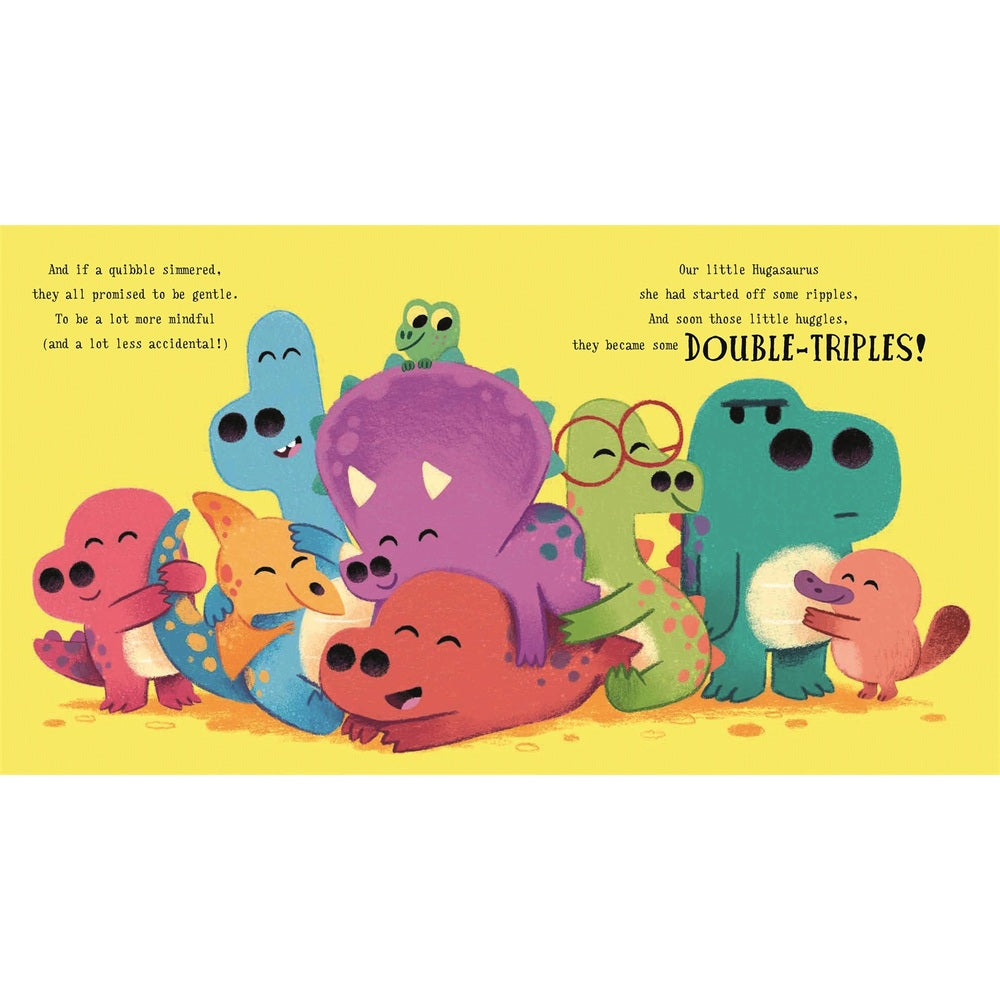 The Hugasaurus Paperback Book By Rachel Bright