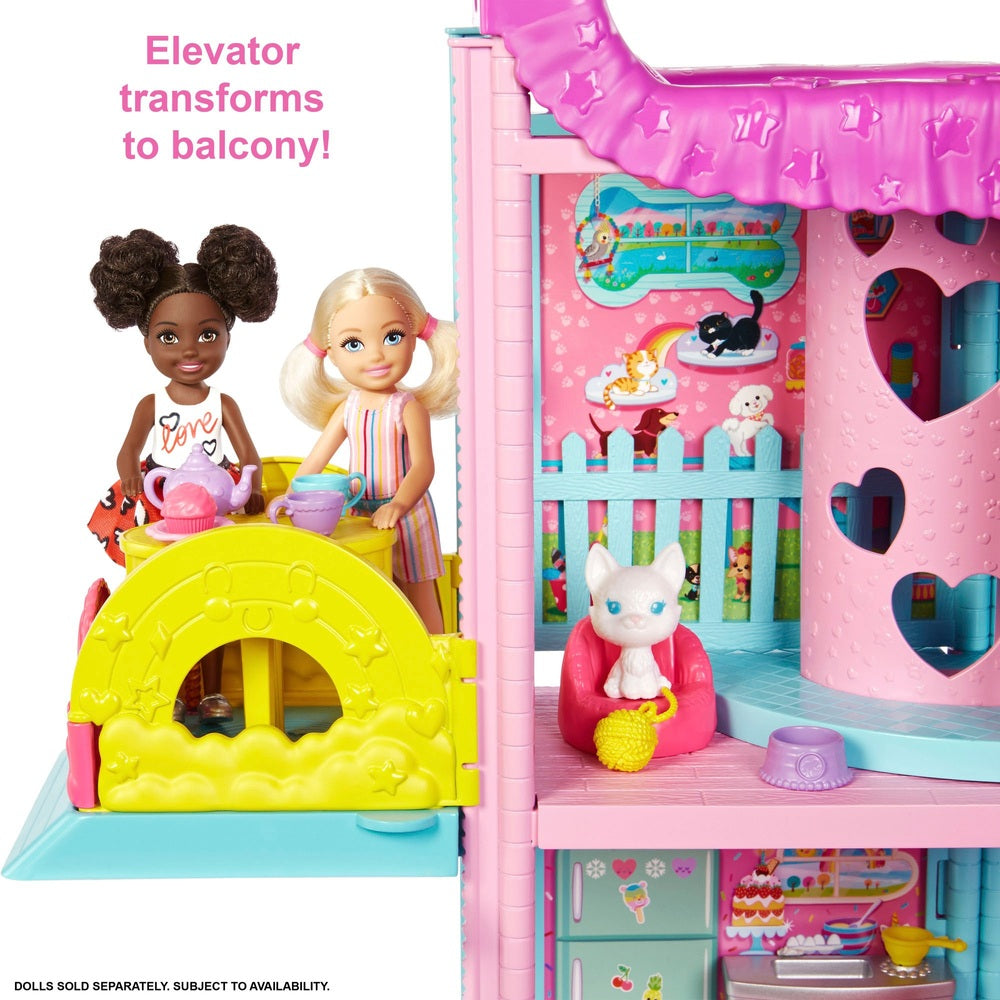 Barbie Chelsea Playhouse With Pets And Accessories