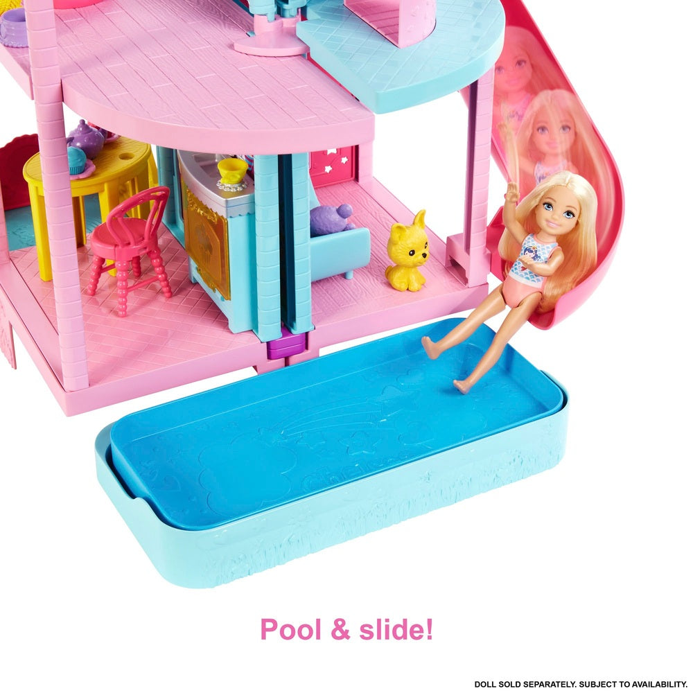 Barbie Chelsea Playhouse With Pets And Accessories