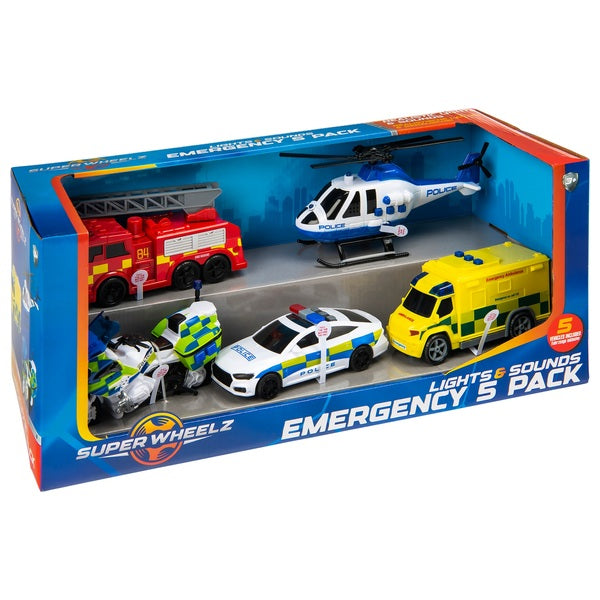 Super Wheelz Emergency Team 5 In 1