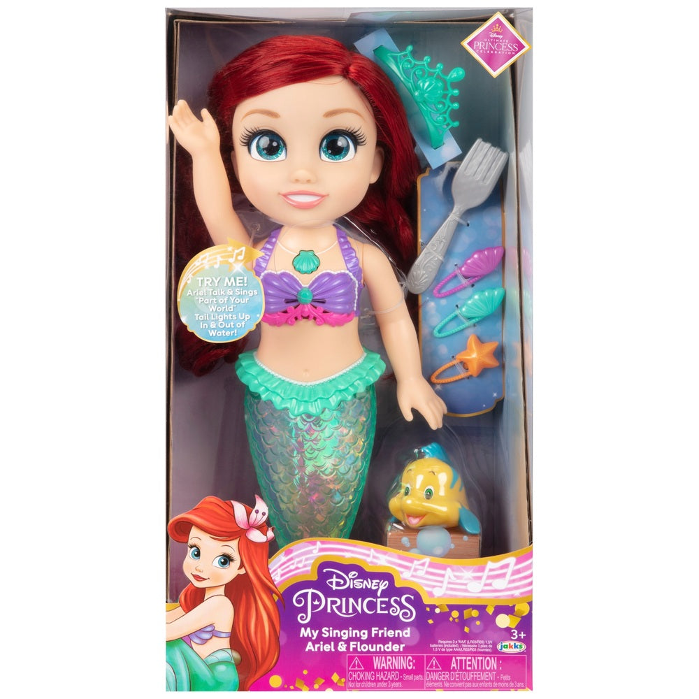 Disney Princess Ariel Singing Toddler Doll