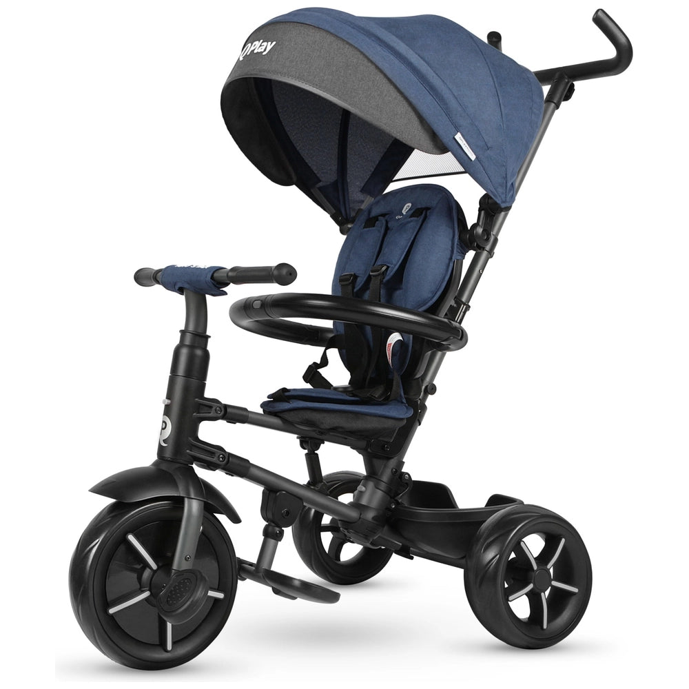 Q Play Rito Star Folding Trike Blue