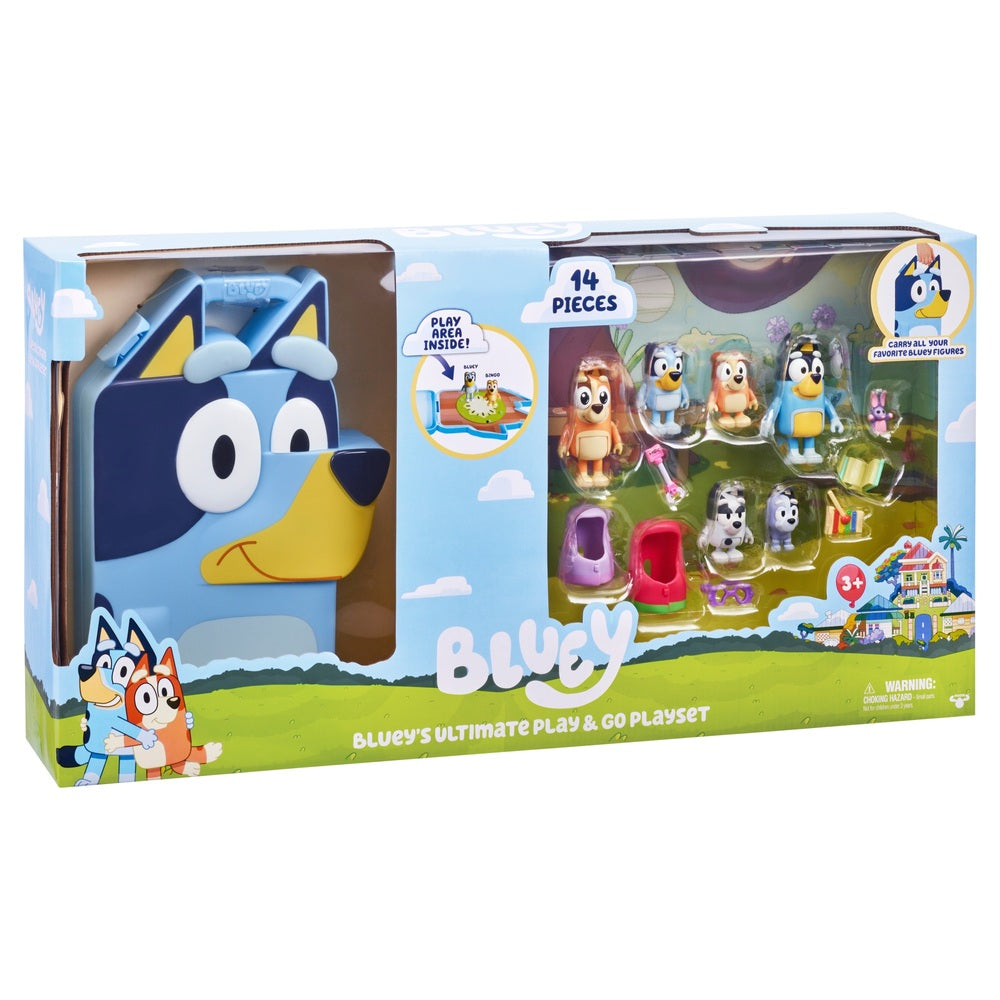 Bluey's Ultimate Play And Go Collector Case Playset