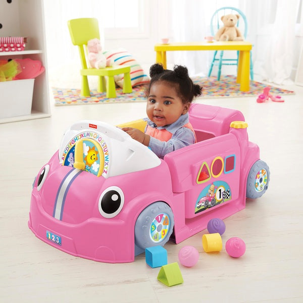 Fisher-Price Laugh & Learn Crawl Around Learning Car - Pink