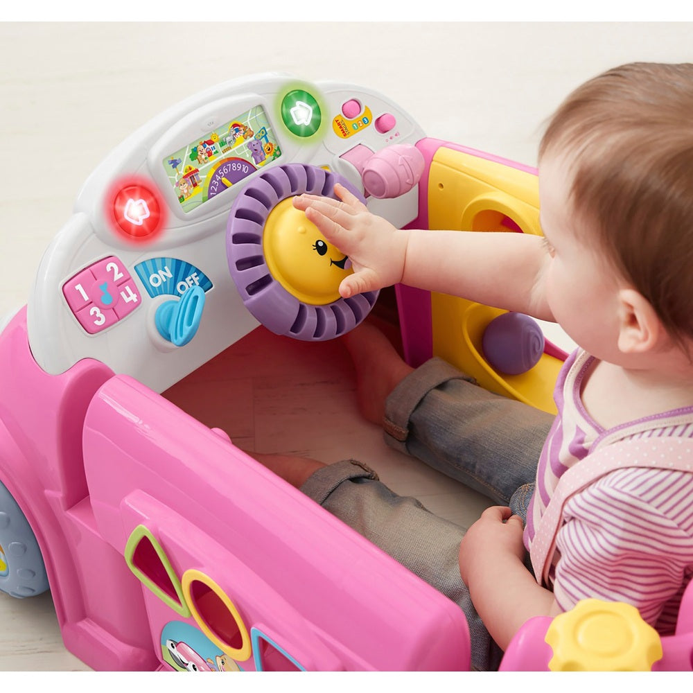 Fisher-Price Laugh & Learn Crawl Around Learning Car - Pink